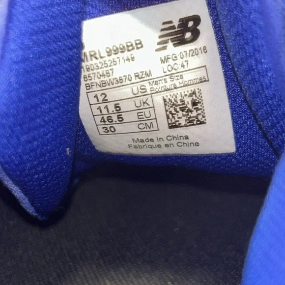 New balance 999 royal suede - Picture 6 of 7